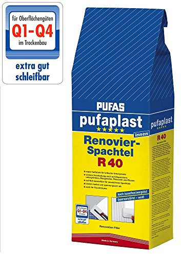 Pufas pufaplast Renovier - Spachtel R 40-5 kg extra gut schleifbar