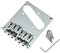Kaish Chrome Tele Unique pont pont de guitare pour guitare Telecaster