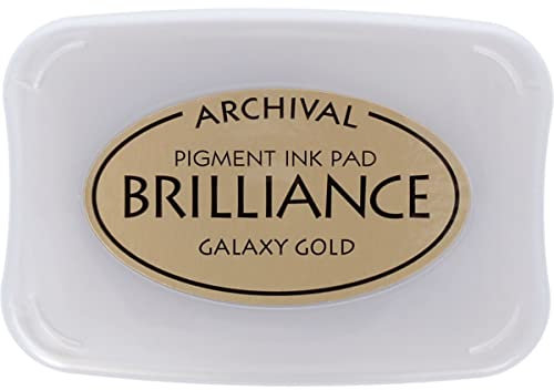 Tsukineko BR000091 Brilliance Galaxy Pad, Goldtinte