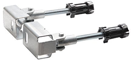 Geberit Bausatz Ecklösung Duofix, 11835001, tiefenverstellbar, 2 Gewindestangen M10, 21102 4