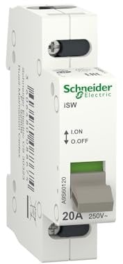 Schneider Electric - Acti9, iSW interrupteur de commande 1P 20A 250VCA - A9S60120