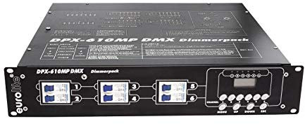 EUROLITE DPX-610 MP DMX Dimmerpack | 6 x10A-Dimmer für DMX und analoge Signale mit zwei 16-pol. Multipin-Outs