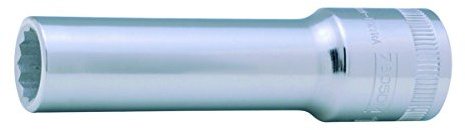 Bahco SB7805DM-17 12 Edge Socket Wrench Insert, Silver, 17 mm