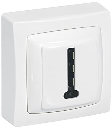 Legrand - Prise téléphone Appareillage Saillie 8 contacts en T - blanc