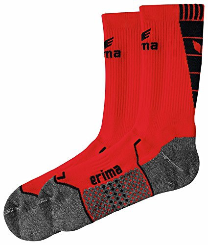 Erima Short Socks Trainingssocken rotschwarz, 3 (41-43) Ohne Geschlecht