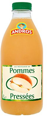 Andros Jus Pasteurisé de Pommes Pressées 1 L