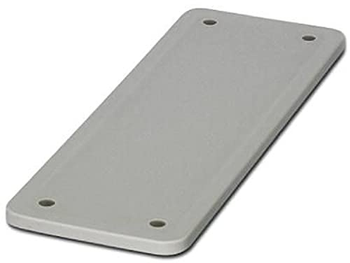 PHOENIX CONTACT HC-B 24-AP-GY Heavycon Abdeckplatte für Wundausschnitte der Bauform B24/HV16, 3.5mm Dicke, Grau, 10 Stück
