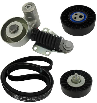 SKF Keilrippenriemen VKMA 32004 - Satz - Höhe 106 mm Länge 330 mm Breite 141 mm - OE Qualität | Kompatibel mit: ALFA ROMEO 166, FIAT MAREA, MAREA Weekend, LANCIA KAPPA, KAPPA SW, THESIS