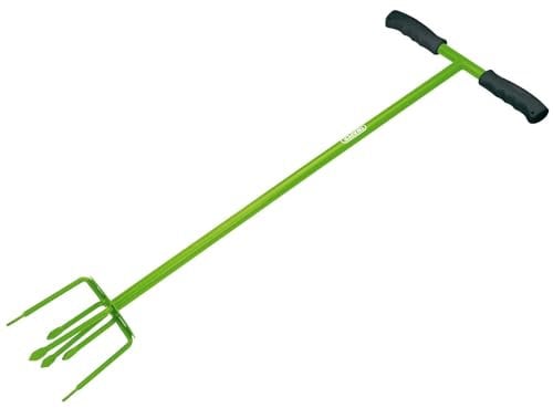 Draper 28163 Sarcloir de Jardin à poignée gainée Souple, Vert