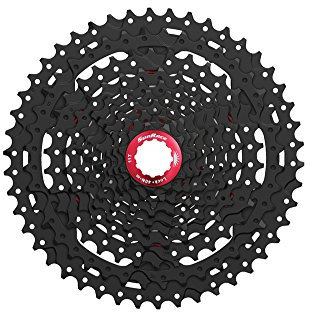 Sunrace Unisex – Erwachsene CSMX3 Kassettenzahnkranz, Schwarz, 10-Fach