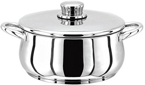 Stellar 1000 Stainless Steel Casserole Pan and Lid (22CM)