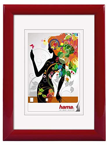 Hama Wandrahmen Malaga 15 x 20 cm, Kunststoff, rot