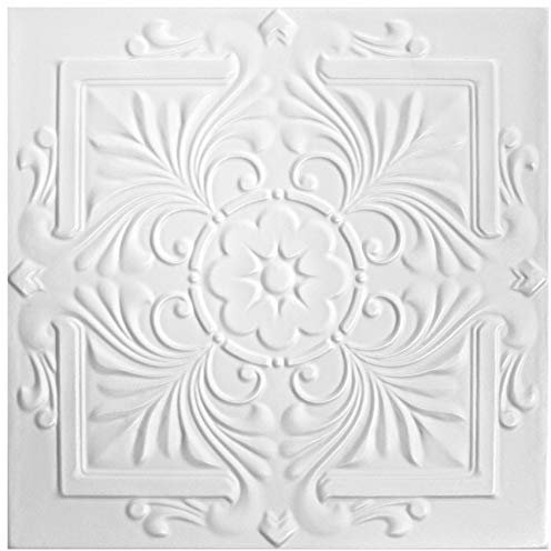 1 m², placas de techo XPS, indeformables, hexagonales, 50 x 50 cm, n.º 111