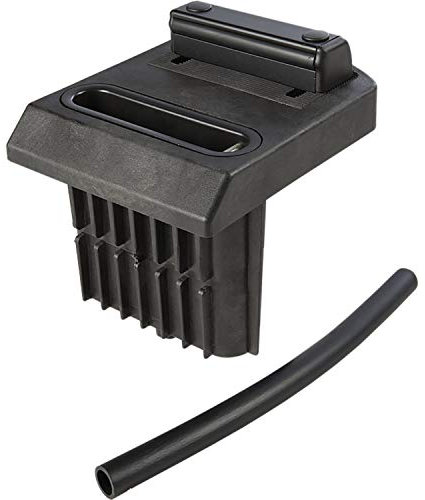 Bodenanschlag OGS für externen Bolzen-Stangenriegel, verstellbar, Schwarz