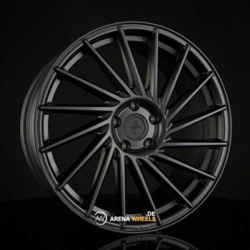 KESKIN KT17 MATT BLACK PAINTED 8,5x19 ET30 5.00x5x100 Hub Hole 57.10 mm - Alu felgen