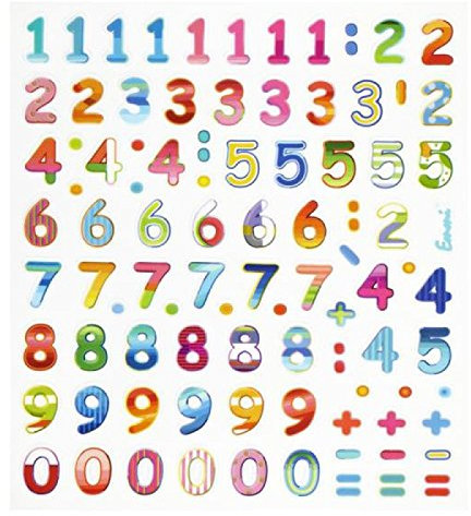 NEU Hobby-Design Sticker Design Zahlen [Haushaltswaren]