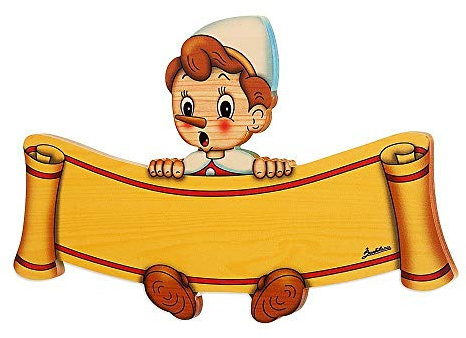Bartolucci pftagr0001400 Pinocchio Teller, groß