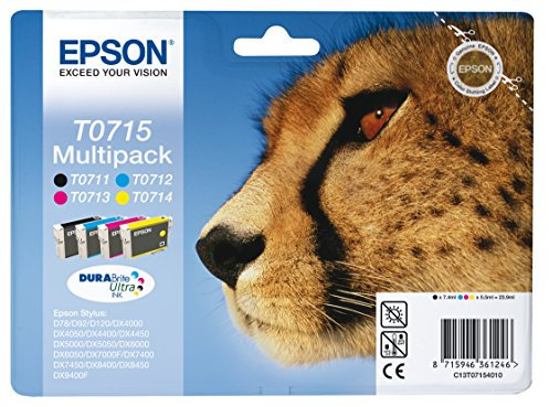 Epson Multipack Druckerpatrone, 1 x Schwarz, Gelb, Cyan, Magenta