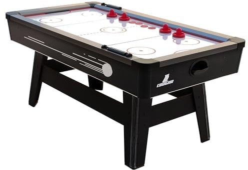 Cougar Hattrick Hero Airhockeytisch | Höhenverstellbarer Airhockey Tisch inkl. Zubehör (Pucks & Pushers) | Airhockeytisch mit Luft für Kinder und Erwachsene für Zuhause.