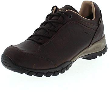 Meindl Wanderschuhe Siena Herren Gore-Tex (extra breit) (Größe/Farbe: 47 EU / 12 UK - Dunkelbraun)