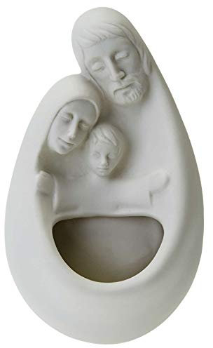 Holyart Weihwasserbecken Heilige Familie Francesco Pinton 17 cm