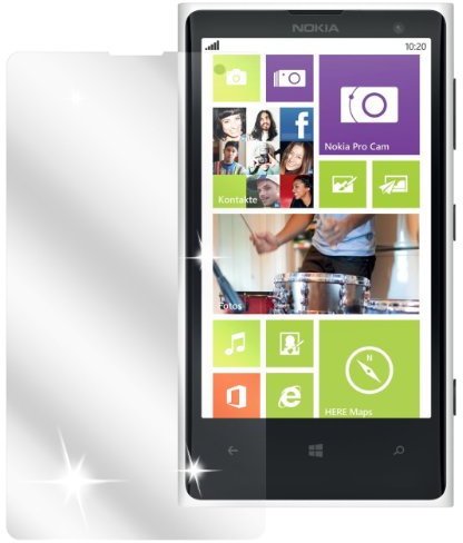 dipos I 2X Schutzfolie klar kompatibel mit Nokia Lumia 1020 Folie Displayschutzfolie