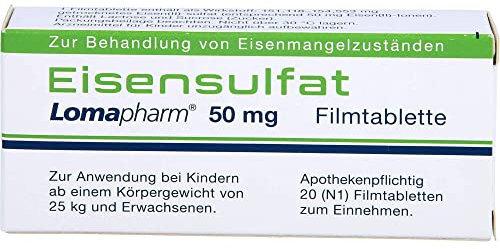 Eisensulfat Lomapharm 50 mg Filmtabletten