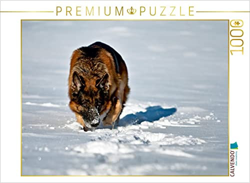 Deutscher Schäferhund 1000 Teile Puzzle quer
