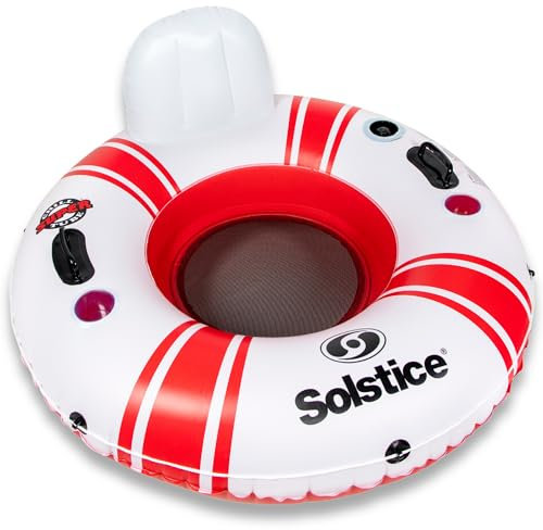 SWIMLINE | Giant Inflatable Ride-On Pool Float | LED Light-Up Swan
