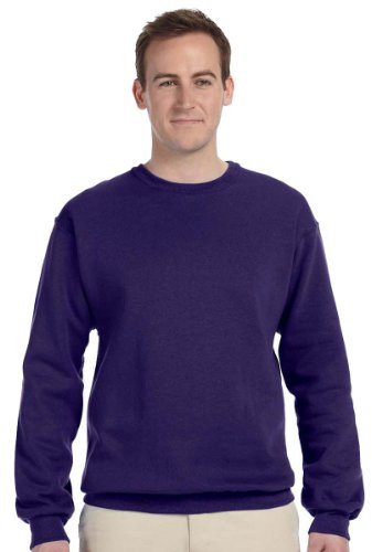 Jerzees Adult NuBlend Crew Neck Sweatshirt, XL, Deep Purple