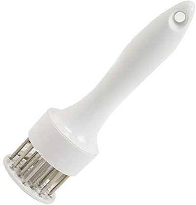 Youthlife Puscard Profession Meat Tenderizer Needle With Stainless Steel Kitchen Tools (white),19*4.6 cm / 7.5*1.8 inch