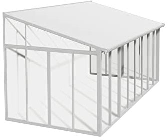 Palram Sanremo Veranda Wintergarten, Weiß, 295x546x310 cm