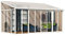 Palram Sanremo Veranda Wintergarten, Weiß, 295x546x310 cm