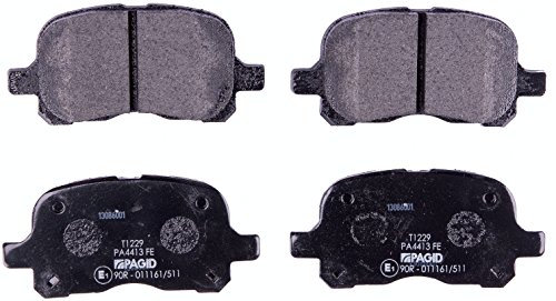 HELLA PAGID 8DB 355 009-251 Bremsbelagsatz - T1229 - Dicke/Stärke: 16.5mm - Bremssystem: Akebono - nicht für Verschleißwarnanzeiger vorbereitet - für u.a. TOYOTA