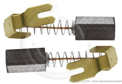 2x Kohlebürsten Kohlestifte Kohlen für Metabo 6,3x8x15/16,5 mm