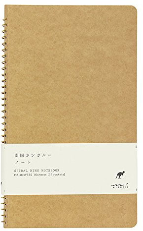 Midori Spiral Notebook - A5 Kangaroo