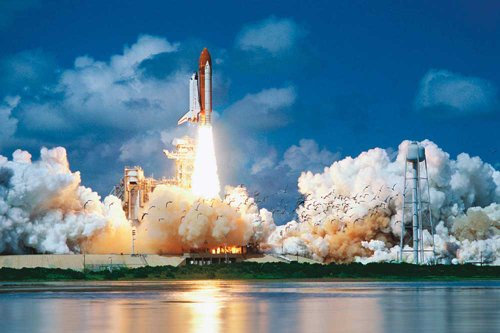 Educational - Bildung Raumschiff- Space Shuttle Launch Bildungsposter Plakat Druck - Maxiposter Version in Englisch - Grösse 91,5x61 cm