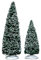 ALBERO INNEVATO - SNOWY JUNIPER TREE MEDIO E PICCOLO SET DA 2