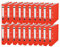 Leitz Qualitäts-Ordner 180° Plastik, 20er Pack, A4, Schmal, Hellrot, 5,2 cm Rückenbreite, PP-laminierter Einband, 10155020