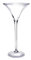 Duif Tall Martini Glass Vase (height: 50cm) Y