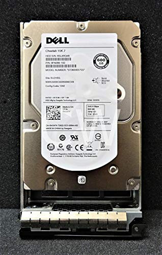 Dell 600gb 15k 3.5 SAS6 Hard Drive - SAS - 15000 RPM - 16 MB Buffer - 1 Pack - W347K