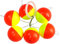 Trout-Pilot 10mm - FTM-Trout new generation Rund / Gelb-Rot von FTM