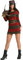 Rubie's Offizielles Kostüm Miss Freddy Krueger, sexy, Secret Wishes, für Damen, Nightmare – Mörderische Träume, Größe XS Halloween