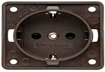 Berker Integro Steckdose Schuko braun matt lose