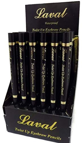 Laval Twist Up Retractable Kohl Eyeliner Pencil- Black