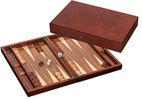 Philos 1144 - Backgammon Kastos, medium, Kassette, Magnetverschluss