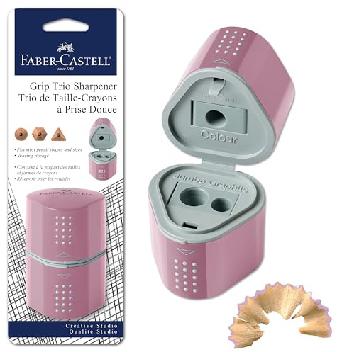 Faber-Castell FC770307 Manueller Bleistiftspitzer, Blackberry