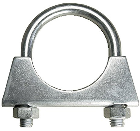 AllTrade Direct 5 x Exhaust Clamp U Bolt 40mm 1 9/16” Car Repair Universal BZP Pipe Fitting Clip