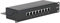 CONECTICPLUS Panneau de Brassage Ethernet RJ45 8 Ports 10 Pouces 1U CAT6 à Poser