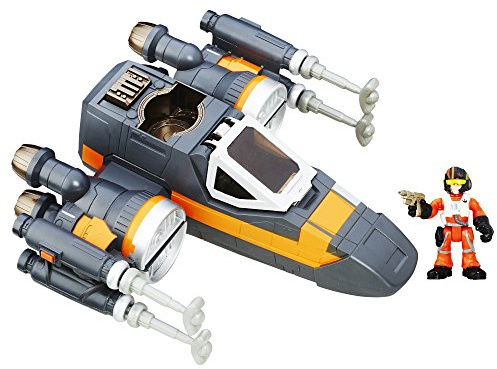 Star Wars Playskool Heroes Galactic Heroes Poe's X-Wing Fighter